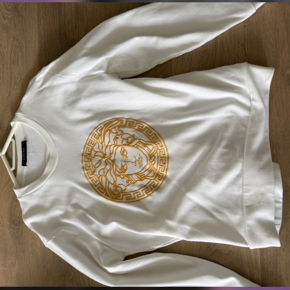 Versace White Medusa Sweatshirt